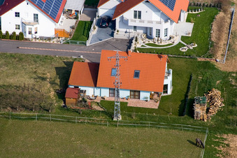 Drone recording of At Narrenberg in Hergersweiler in the state Rhineland-Palatinate, Germany