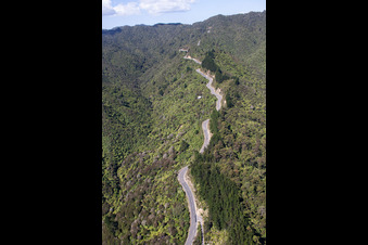 Bird's eye view of Coromandel in the state Waikato, New Zealand
