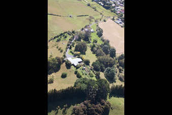 Aerial view of Coromandel in the state Waikato, New Zealand