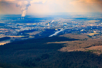 City view from the northeast in Schweinfurt in the state Bavaria, Germany