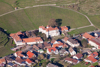 Castle Neuweier from the southwest in the district Neuweier in Baden-Baden in the state Baden-Wuerttemberg, Germany