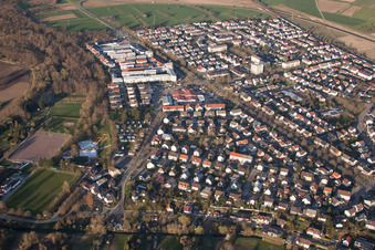 To the Heilberg in Durmersheim in the state Baden-Wuerttemberg, Germany