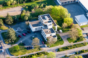 Town Hall building of the city administration of Verbandsgemeinde Offenbach on Queich in Offenbach an der Queich in the state Rhineland-Palatinate, Germany