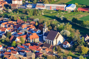 Church of St. Joseph in Offenbach / Queich in Offenbach an der Queich in the state Rhineland-Palatinate, Germany