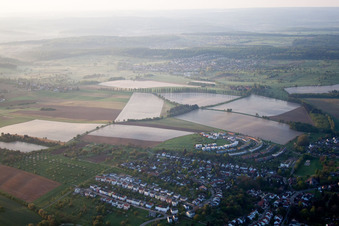 Plastic film cultivation in the district Hohenwettersbach in Karlsruhe in the state Baden-Wuerttemberg, Germany