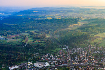 Jöhlinger Straße (B293) in the district Berghausen in Pfinztal in the state Baden-Wuerttemberg, Germany