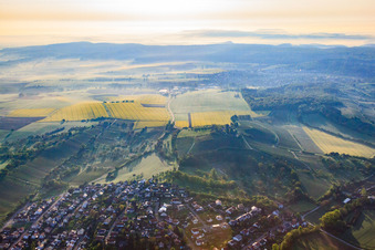 Ravensburg Castle (Sulzfeld) in Sulzfeld in the state Baden-Wuerttemberg, Germany from above