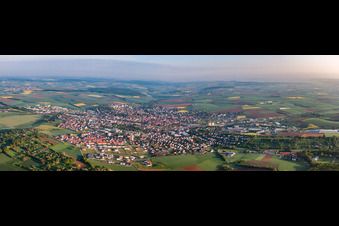Panorama in Eppingen in the state Baden-Wuerttemberg, Germany