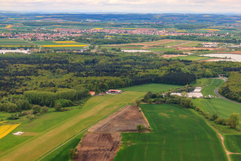 EDSF from the east in Gochsheim in the state Bavaria, Germany