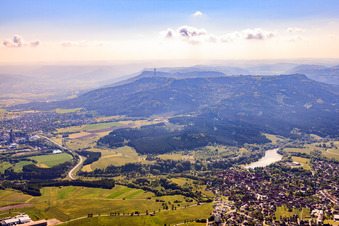 City view from the west in Schömberg in the state Baden-Wuerttemberg, Germany