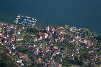 Village on the banks of the area Obersee - Bodensee in the district Bodman in Sipplingen in the state Baden-Wurttemberg