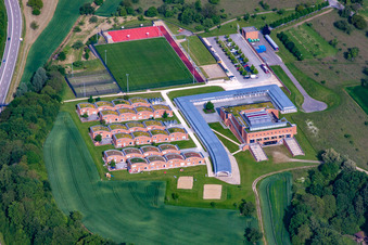 Aerial photograpy of Überlingen in the state Baden-Wuerttemberg, Germany