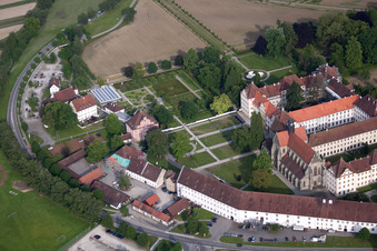 School building of the Schule Schloss Salem on Schlossbezirk in the district Stefansfeld in Salem in the state Baden-Wurttemberg