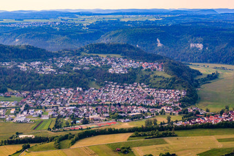 Tuttlinger Straße in Fridingen an der Donau in the state Baden-Wuerttemberg, Germany