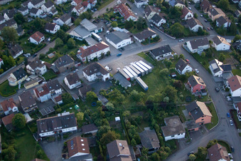 Aerial photograpy of ENDERES Freight Forwarding in the district Diedelsheim in Bretten in the state Baden-Wuerttemberg, Germany