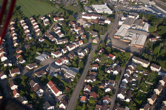 Steinzeugstr in the district Diedelsheim in Bretten in the state Baden-Wuerttemberg, Germany