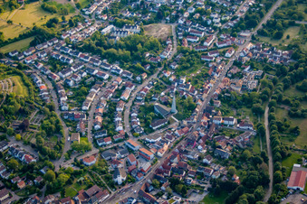 Tannenstr in the district Berghausen in Pfinztal in the state Baden-Wuerttemberg, Germany