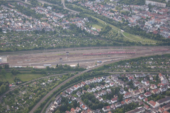 Erlengraben in the district Beiertheim-Bulach in Karlsruhe in the state Baden-Wuerttemberg, Germany