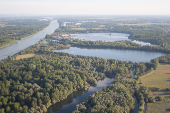 Drone recording of Munchhausen in the state Bas-Rhin, France