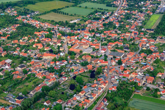 Shepherd's Square in the district Rieder in Ballenstedt in the state Saxony-Anhalt, Germany