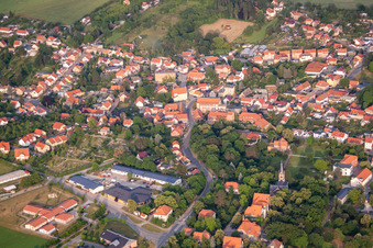 Settlement area in the district Neinstedt in Thale in the state Saxony-Anhalt, Germany