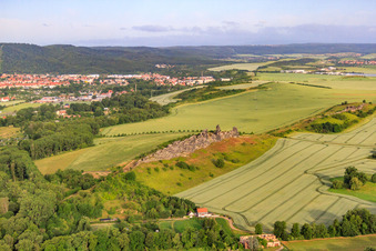 Counterstones of the Devil's Wall (Köingstein) in the district Weddersleben in Thale in the state Saxony-Anhalt, Germany