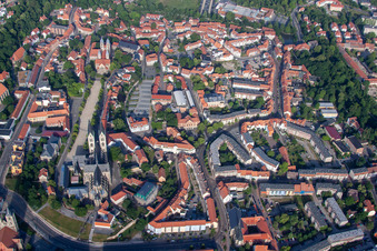 City view of Halberstadt in the state Saxony-Anhalt