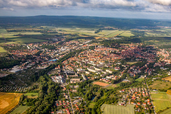 From the northeast in Quedlinburg in the state Saxony-Anhalt, Germany