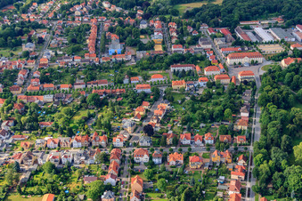Rathenaustr in Ballenstedt in the state Saxony-Anhalt, Germany