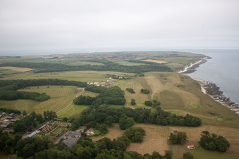 Bridlington in the state England, Great Britain seen from above