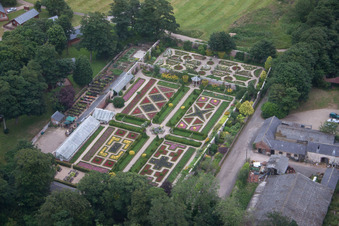 Bird's eye view of Bridlington in the state England, Great Britain