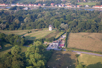 Watten in the state North, France seen from above