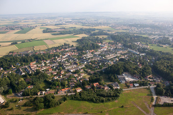 Aerial view of Longuenesse in the state Pas de Calais, France