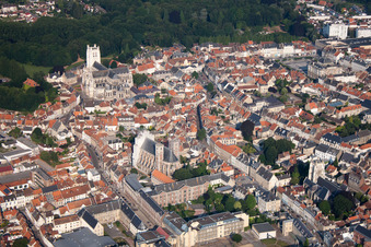 Aerial photograpy of District Aviateurs in Longuenesse in the state Pas de Calais, France
