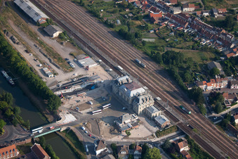 Aerial photograpy of Saint-Omer in the state Pas de Calais, France