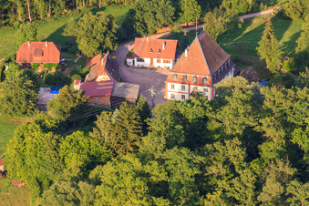 Bienwaldmühle grain mill on the Lauter in Scheibenhardt in the state Rhineland-Palatinate, Germany