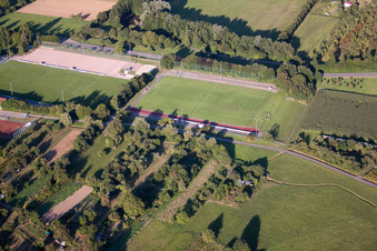 Sports fields SV Sinzheim eV in Sinzheim in the state Baden-Wuerttemberg, Germany