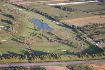 Bird's eye view of Golf Club Urloffen in the district Urloffen in Appenweier in the state Baden-Wuerttemberg, Germany