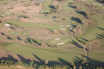 Drone recording of Golf Club Urloffen in the district Urloffen in Appenweier in the state Baden-Wuerttemberg, Germany