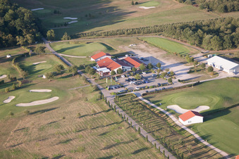 Golf Club Urloffen in the district Urloffen in Appenweier in the state Baden-Wuerttemberg, Germany from the plane