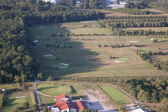 Bird's eye view of Golf Club Urloffen in the district Urloffen in Appenweier in the state Baden-Wuerttemberg, Germany