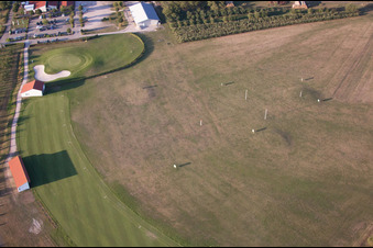 Drone recording of Golf Club Urloffen in the district Urloffen in Appenweier in the state Baden-Wuerttemberg, Germany