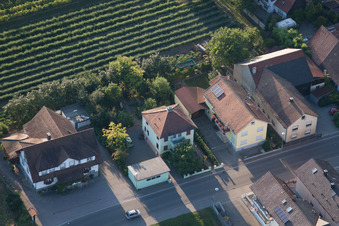 District Urloffen in Appenweier in the state Baden-Wuerttemberg, Germany seen from above