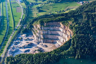 Gravel works Steinach in Steinach in the state Baden-Wuerttemberg, Germany