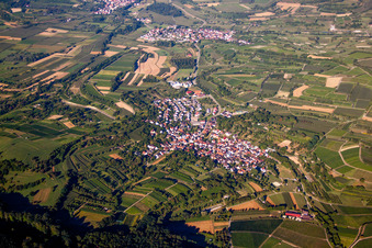 Village view in the district Broggingen in Herbolzheim in the state Baden-Wuerttemberg, Germany