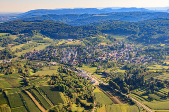Kippenheimer Street in the district Schmieheim in Kippenheim in the state Baden-Wuerttemberg, Germany