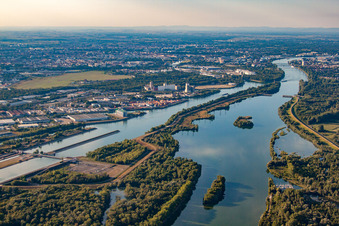Port of Strasbourg in the district Port du Rhin Sud in Straßburg in the state Bas-Rhin, France
