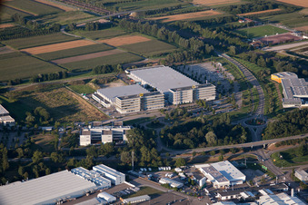 Aerial photograpy of LuK in the district Vimbuch in Bühl in the state Baden-Wuerttemberg, Germany