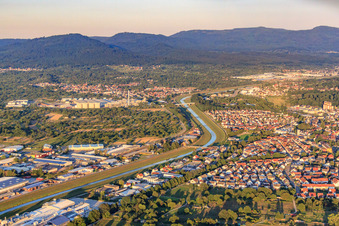 The Murg at Kuppenheim in Kuppenheim in the state Baden-Wuerttemberg, Germany