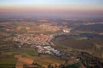District Königsbach in Königsbach-Stein in the state Baden-Wuerttemberg, Germany out of the air